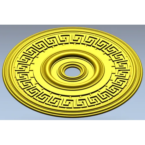 Athenian Medallion - STL 3D model rosette for CNC