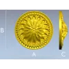 Розетка "Ромашка в плетении" - 3D модель STL для ЧПУ