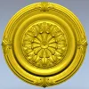Розетка Ренессанс - stl модель для ЧПУ