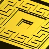 Квадратная розетка "Меандр" - stl модель для ЧПУ