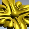 Verona Rosette - high-relief STL 3D model for CNC carving