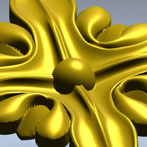Verona Rosette - high-relief STL 3D model for CNC carving