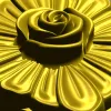 Square Rose Rosette STL for CNC