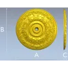 Розетка потолочная с растительным орнаментом - stl 3D модель для ЧПУ