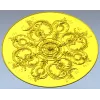 Ornate Rococo Round Rosette STL for CNC