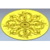 Ornate Rococo Round Rosette STL for CNC