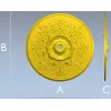 Классическая потолочная розетка - 3D модель в формате STL для ЧПУ