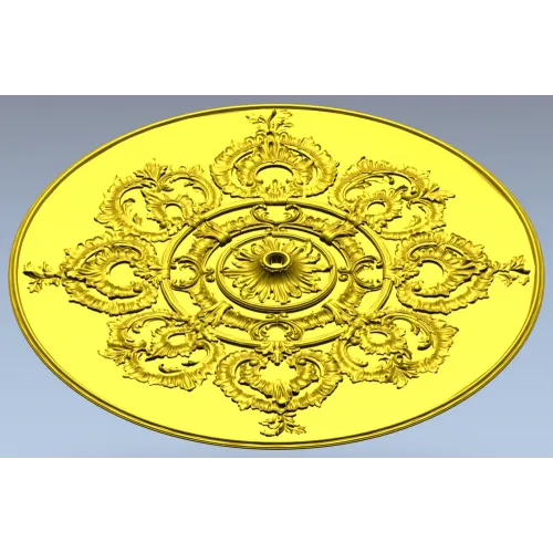 Розетка Венера - 3D модель STL для ЧПУ, классическая декоративная розетка
