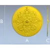 Розетка Венера - 3D модель STL для ЧПУ, классическая декоративная розетка