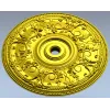 Regal Floral Ceiling Rosette - STL 3D Model for CNC