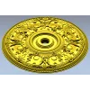 Regal Floral Ceiling Rosette - STL 3D Model for CNC