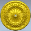 Роскошная круглая розетка - детализированная 3D модель STL для ЧПУ