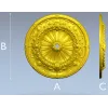 Роскошная круглая розетка - детализированная 3D модель STL для ЧПУ