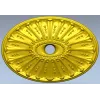 Oval Sunburst Rosette STL for CNC milling