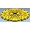 Oval Sunburst Rosette STL for CNC milling