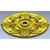 Acanthus Star Ceiling Rosette - STL 3D model for CNC