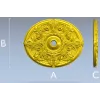 Acanthus Star Ceiling Rosette - STL 3D model for CNC