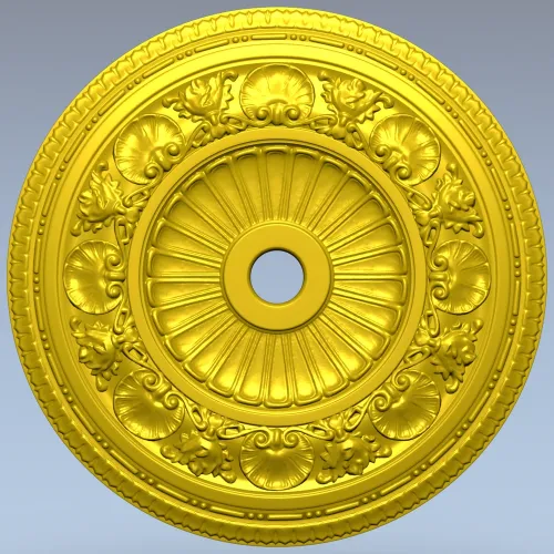 Aurelia Ceiling Rosette - 3D STL Model for CNC