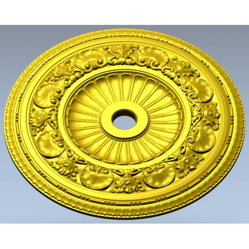 Aurelia Ceiling Rosette - 3D STL Model for CNC