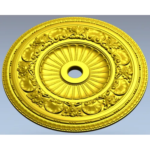 Aurelia Ceiling Rosette - 3D STL Model for CNC