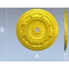 Aurelia Ceiling Rosette - 3D STL Model for CNC