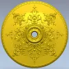 Розетка Барочный медальон - 3D модель STL для ЧПУ