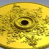 Розетка Барочный медальон - 3D модель STL для ЧПУ
