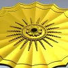 Декоративная розетка "Солнечный венчик" - 3D модель STL для ЧПУ