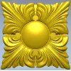 Classic Acanthus Rosette STL for CNC Milling