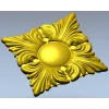 Classic Acanthus Rosette STL for CNC Milling