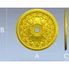 Классическая потолочная розетка с акантами - stl модель для ЧПУ