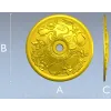 Классическая круглая розетка с растительным рельефом - STL для ЧПУ
