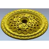 Floral Lattice Ceiling Rosette - STL 3D model for CNC
