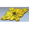 Ромбовидная декоративная розетка - 3D модель STL для ЧПУ
