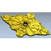 Ромбовидная декоративная розетка - 3D модель STL для ЧПУ