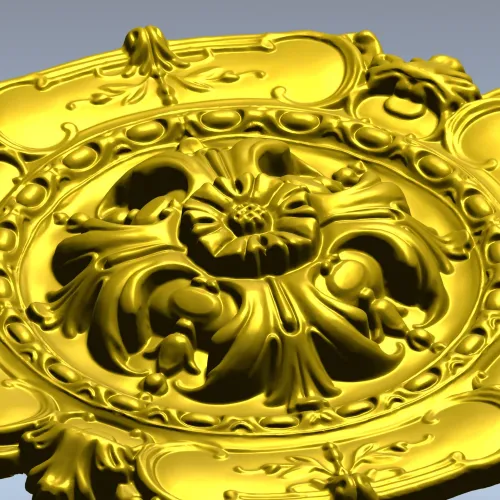 Imperial Acanthus Rosette STL