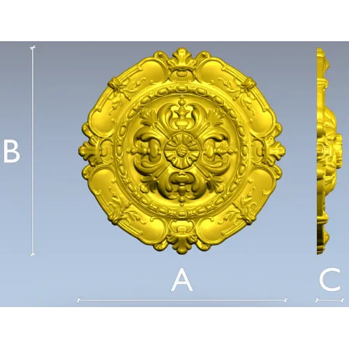 Imperial Acanthus Rosette STL