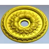 Ornamental Floral Ceiling Rosette STL for CNC