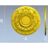 Розетка "Соната барокко" - 3D модель STL для ЧПУ
