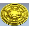 Baroque Floral Ceiling Rosette - STL 3D Model for CNC