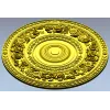 Floral Laurel Rosette - STL 3D model for CNC
