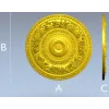Floral Laurel Rosette - STL 3D model for CNC
