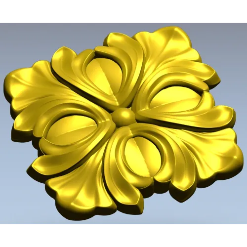 Резная розетка - 3D модель STL для ЧПУ
