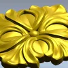 Резная розетка - 3D модель STL для ЧПУ