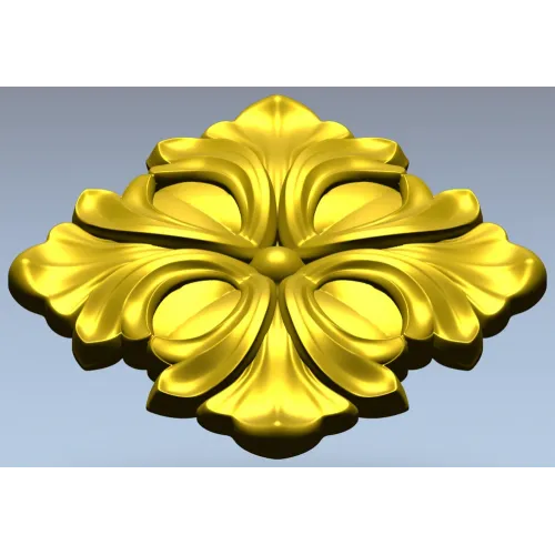 Резная розетка - 3D модель STL для ЧПУ