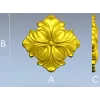 Резная розетка - 3D модель STL для ЧПУ