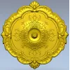 Розетка классическая в стиле барокко - stl модель для ЧПУ