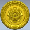 Розетка в классическом стиле - 3D модель STL для ЧПУ