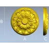 Розетка Аврора - 3D модель в формате STL для ЧПУ