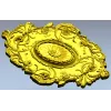 Розетка декоративная в классическом стиле - 3D модель STL